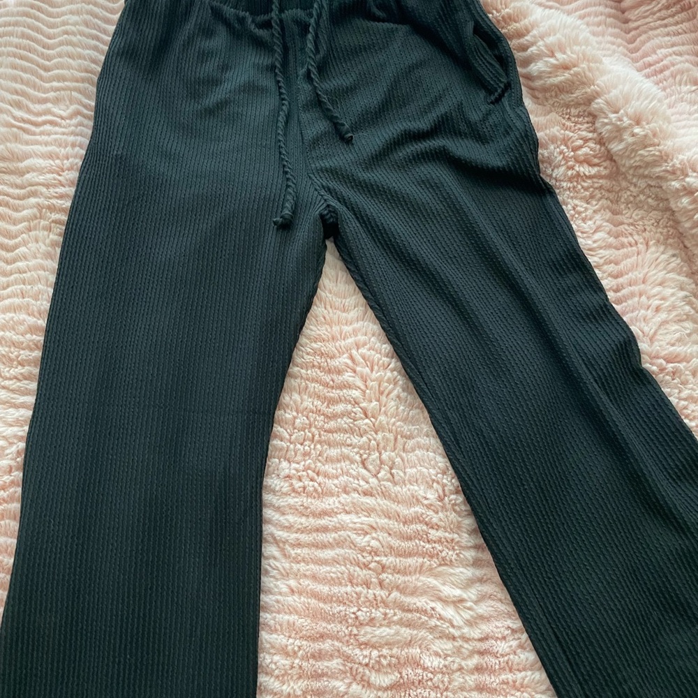 HEIMISH USA black Ribbed Pants